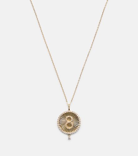 Persée Collar Lucky Charm Eight de oro de 18 ct con diamantes - Persee - Modalova