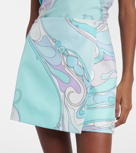 Minifalda Orchidee en sarga de seda - Pucci - Modalova