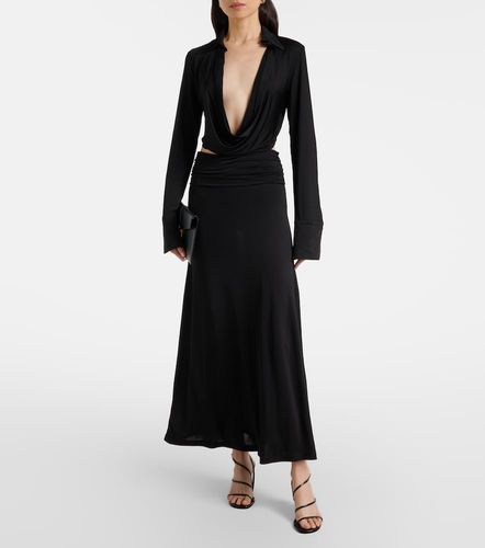 Aya Muse Freya draped crop top - Aya Muse - Modalova