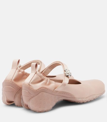 Ballet Runner crystal-embellished satin pumps - Simone Rocha - Modalova