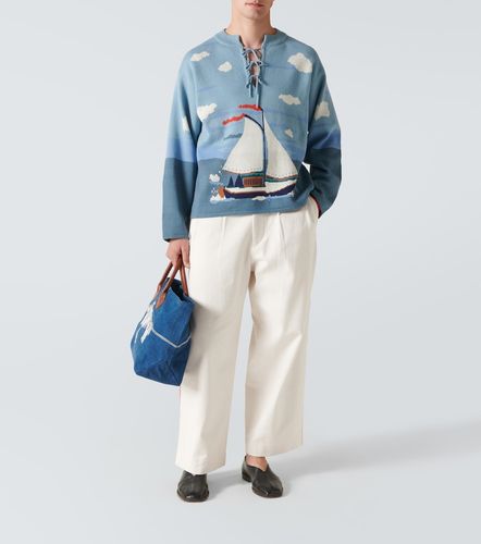 Pullover Pinafore in jacquard di cotone - Bode - Modalova
