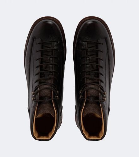 Botas con cordones de piel - Brunello Cucinelli - Modalova