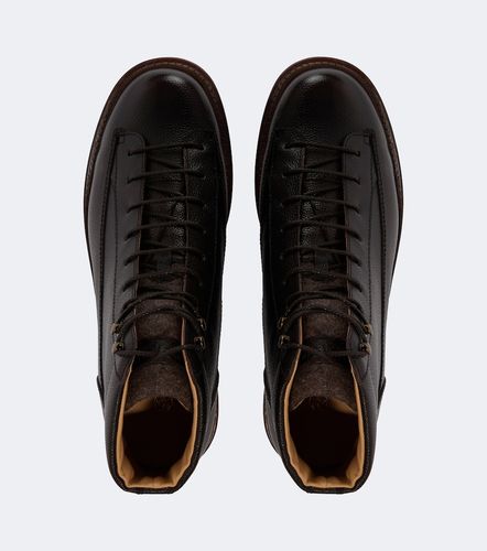 Leather lace-up boots - Brunello Cucinelli - Modalova