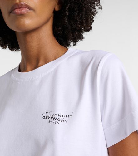 Camiseta de jersey de algodón con logo - Givenchy - Modalova