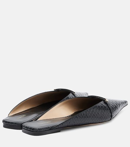 T Icon croc-effect leather sandals - Tom Ford - Modalova