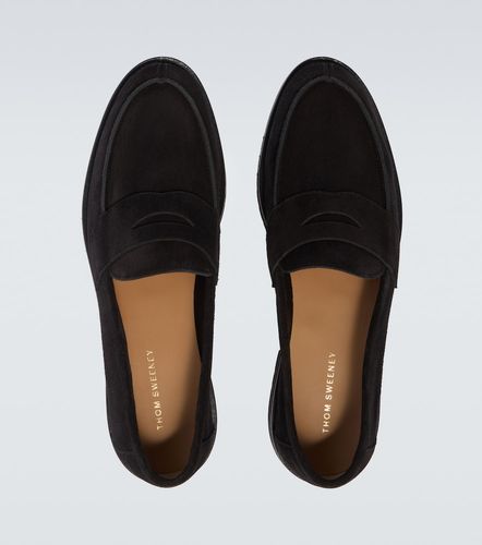 Thom Sweeney Suede penny loafers - Thom Sweeney - Modalova