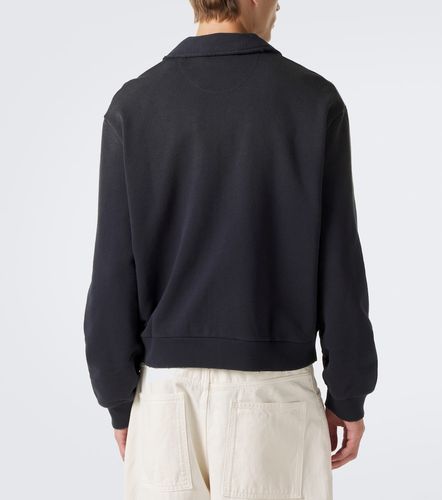 Logo cotton-blend zip-up sweatshirt - Acne Studios - Modalova