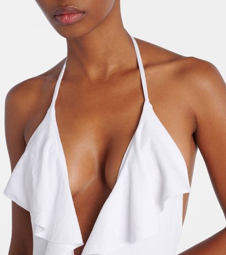 Balmain Frilled swimsuit - Balmain - Modalova
