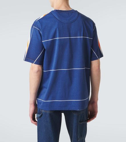 Camiseta de jersey de algodón a rayas - Prada - Modalova