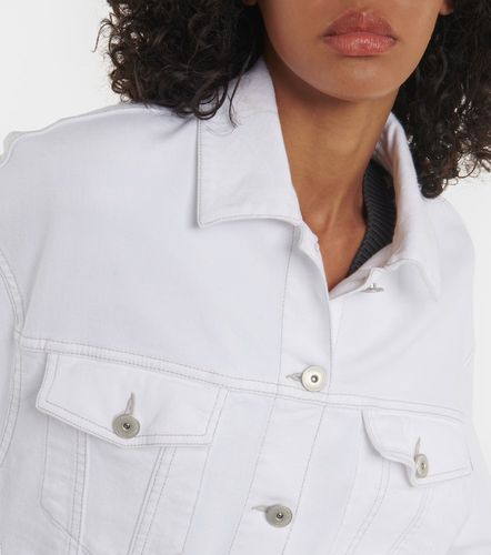 Chaqueta de denim en mezcla de algodón - Brunello Cucinelli - Modalova