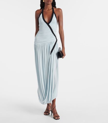 Suspended ruched jersey maxi dress - Christopher Esber - Modalova
