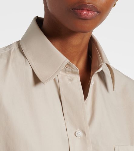 Camisa cropped de algodón - Victoria Beckham - Modalova