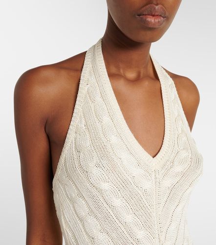 Top de seda con cuello halter - Ralph Lauren Collection - Modalova