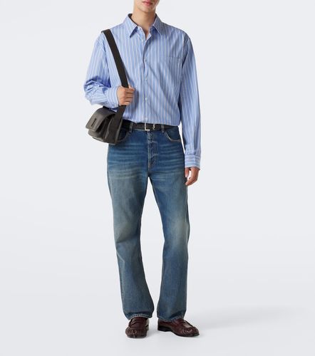 Camicia in popeline di cotone a righe - Saint Laurent - Modalova