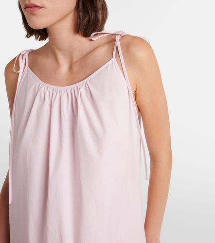 Vestido midi de algodón con encaje - Acne Studios - Modalova