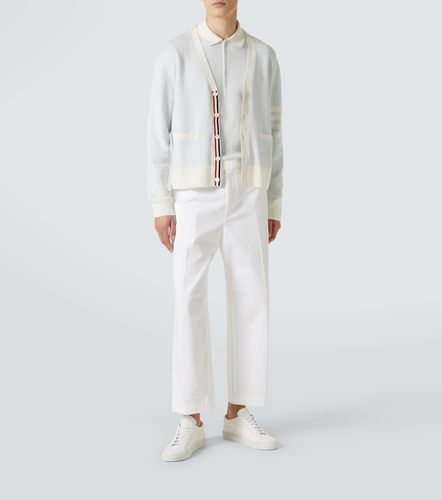 Polo 4-Bar in lino e cotone - Thom Browne - Modalova