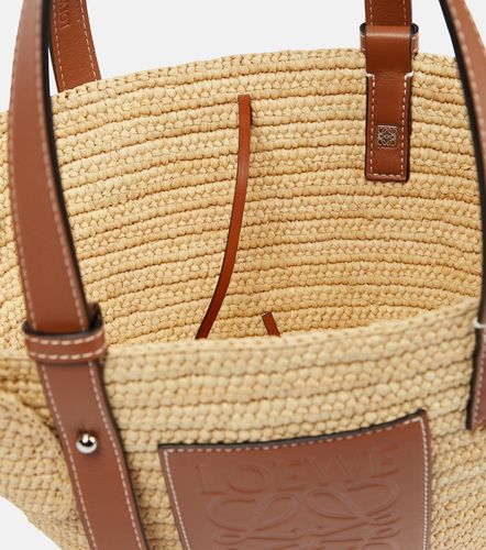 Elephant Small raffia basket bag - Loewe - Modalova