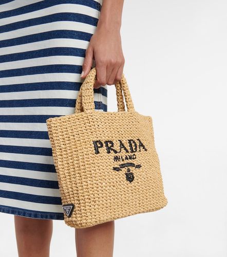 Small crochet raffia-effect shopper - Prada - Modalova
