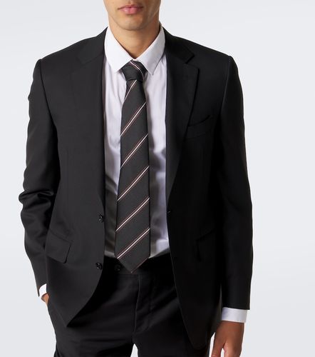 Corbata de jacquard de seda a rayas - Brioni - Modalova