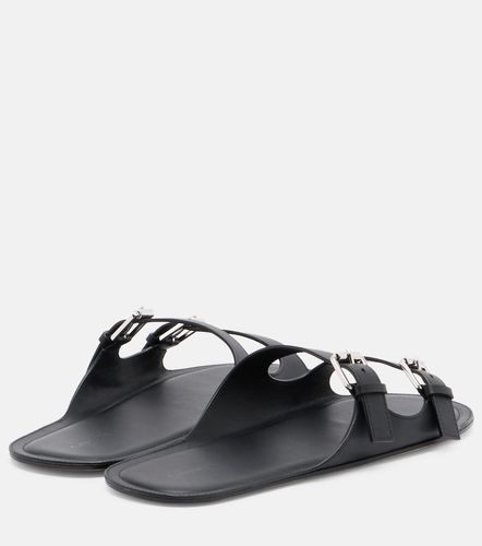 Double Belt leather sandals - Christen - Modalova