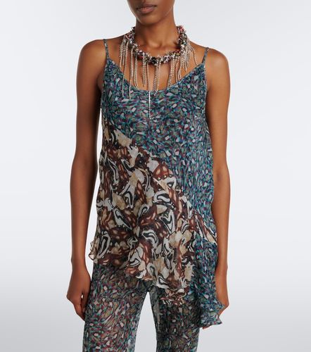 Printed asymmetric top - Dries Van Noten - Modalova