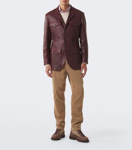 Pantalones rectos de pana de algodón - Brunello Cucinelli - Modalova