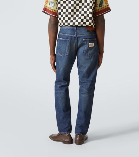 Jeans slim con efecto desgastado - Dolce&Gabbana - Modalova