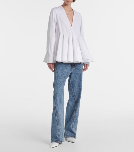 Alaia Flare cotton blouse - Alaia - Modalova