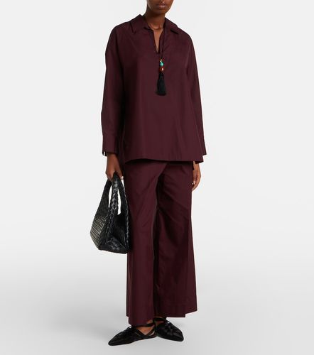 Pantalones anchos de popelín de algodón - 'S Max Mara - Modalova
