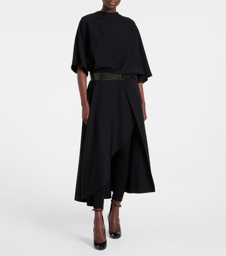 Alaïa Abito midi con pelle - Alaia - Modalova