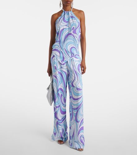 Top Raya estampado con cuello halter - Melissa Odabash - Modalova
