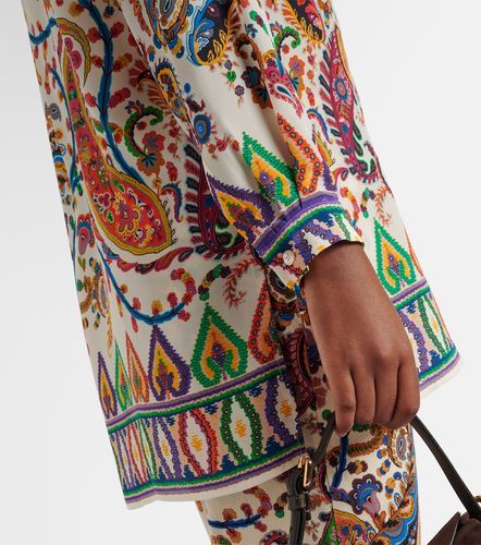 Etro Camisa de seda estampada - Etro - Modalova