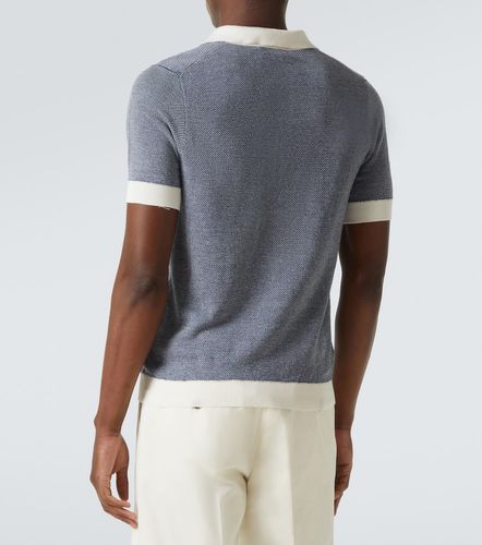 Polo de algodón y lino - Thom Sweeney - Modalova