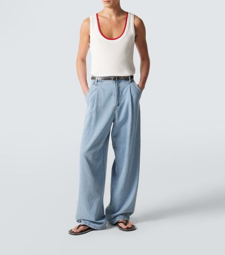 Tank top de pointelle de algodón - Dries Van Noten - Modalova