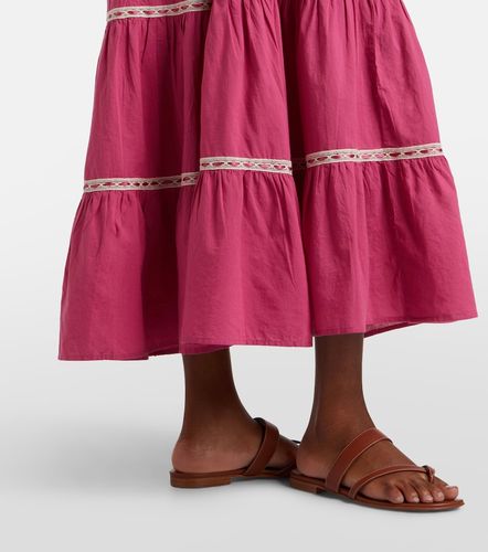 Abito midi Chandra in cotone a balze - Rixo - Modalova