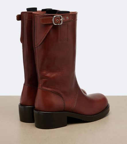 Dries Van Noten Leather biker boots - Dries Van Noten - Modalova