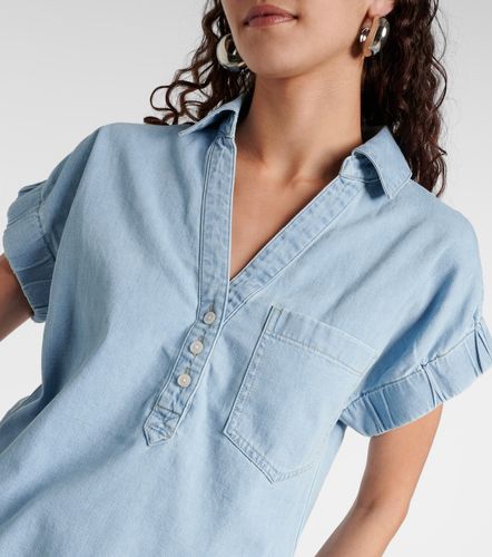 Almera cotton chambray top - Veronica Beard - Modalova