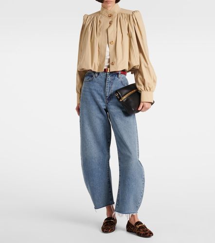 Jeans barrel Bubble Crop a vita alta - Frame - Modalova