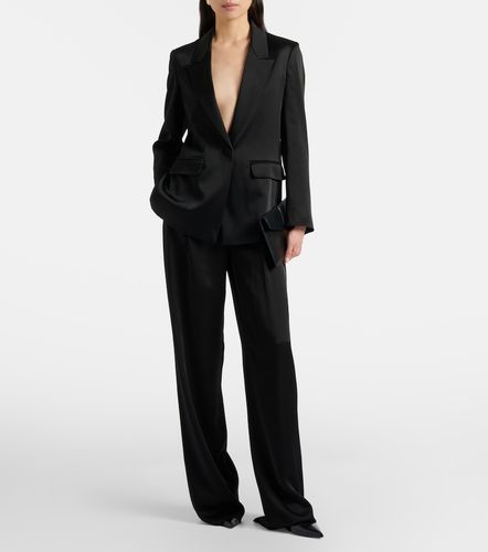 Max Mara Blazer de crepé satén - Max Mara - Modalova