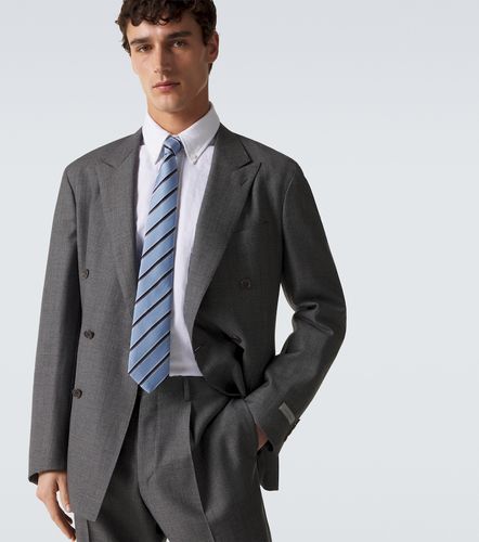 Canali Corbata de seda a rayas - Canali - Modalova