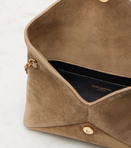 Clutch Cassandre Small in suede - Saint Laurent - Modalova