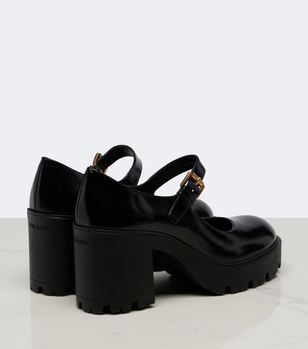Salones con plataforma Mary Jane de piel - Prada - Modalova