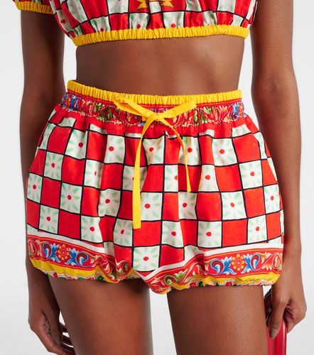 Dolce&Gabbana Printed cotton shorts - Dolce&Gabbana - Modalova