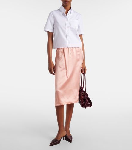 Prada Logo cotton poplin shirt - Prada - Modalova