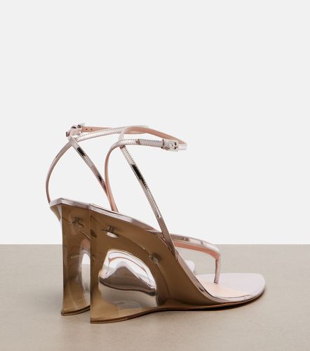 Alaïa Sandali infradito Invisible in pelle - Alaia - Modalova