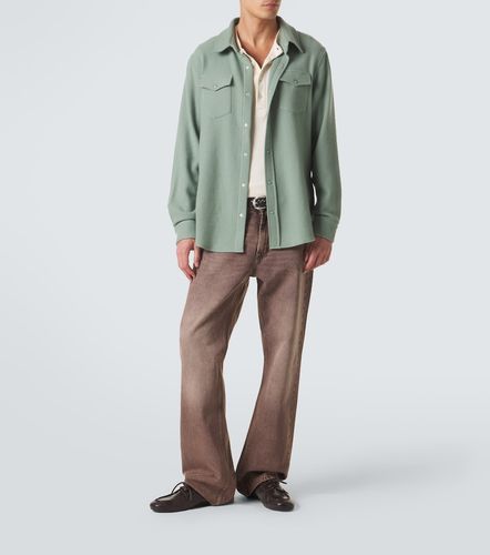 Camicia in cashmere con smeraldi - God's True Cashmere - Modalova