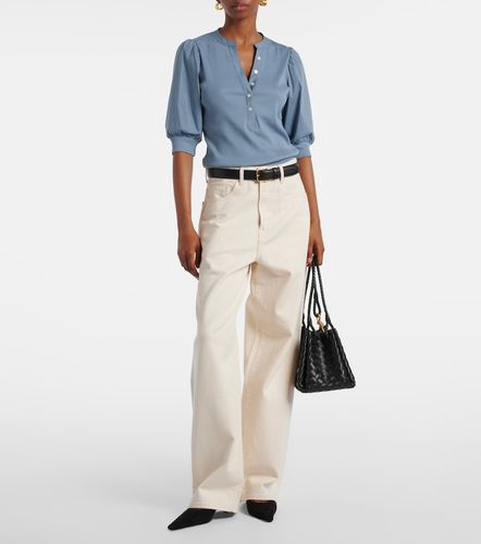 Coralee cotton-blend blouse - Veronica Beard - Modalova