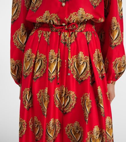 Falda larga de satén de seda - Dolce&Gabbana - Modalova