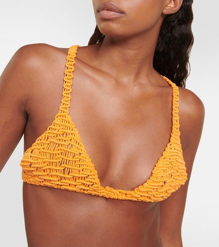 Beaded cotton bralette - Roberta Einer - Modalova