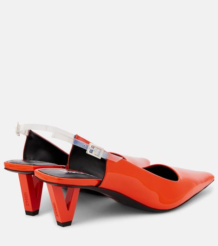 Versace Pumps slingback in pelle - Versace - Modalova